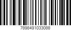Código de barras (EAN, GTIN, SKU, ISBN): '7898491033088'