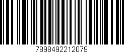 Código de barras (EAN, GTIN, SKU, ISBN): '7898492212079'