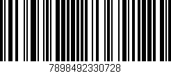 Código de barras (EAN, GTIN, SKU, ISBN): '7898492330728'