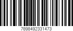 Código de barras (EAN, GTIN, SKU, ISBN): '7898492331473'