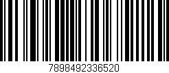 Código de barras (EAN, GTIN, SKU, ISBN): '7898492336520'