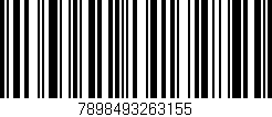 Código de barras (EAN, GTIN, SKU, ISBN): '7898493263155'