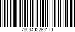 Código de barras (EAN, GTIN, SKU, ISBN): '7898493263179'