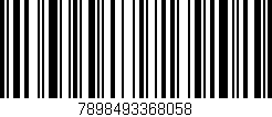 Código de barras (EAN, GTIN, SKU, ISBN): '7898493368058'
