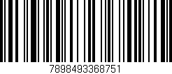 Código de barras (EAN, GTIN, SKU, ISBN): '7898493368751'