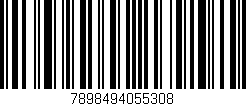 Código de barras (EAN, GTIN, SKU, ISBN): '7898494055308'