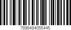 Código de barras (EAN, GTIN, SKU, ISBN): '7898494055445'