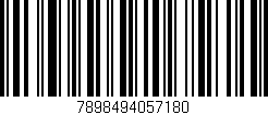 Código de barras (EAN, GTIN, SKU, ISBN): '7898494057180'