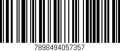 Código de barras (EAN, GTIN, SKU, ISBN): '7898494057357'
