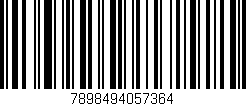 Código de barras (EAN, GTIN, SKU, ISBN): '7898494057364'