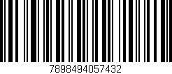 Código de barras (EAN, GTIN, SKU, ISBN): '7898494057432'