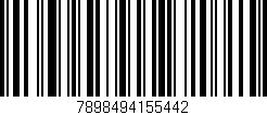 Código de barras (EAN, GTIN, SKU, ISBN): '7898494155442'
