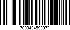 Código de barras (EAN, GTIN, SKU, ISBN): '7898494593077'