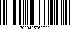 Código de barras (EAN, GTIN, SKU, ISBN): '7898495269728'