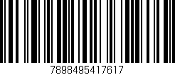 Código de barras (EAN, GTIN, SKU, ISBN): '7898495417617'