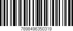Código de barras (EAN, GTIN, SKU, ISBN): '7898496350319'