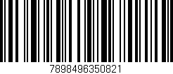 Código de barras (EAN, GTIN, SKU, ISBN): '7898496350821'