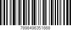 Código de barras (EAN, GTIN, SKU, ISBN): '7898496351668'