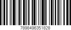 Código de barras (EAN, GTIN, SKU, ISBN): '7898496351828'