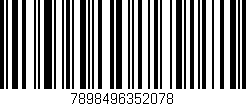 Código de barras (EAN, GTIN, SKU, ISBN): '7898496352078'