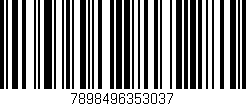 Código de barras (EAN, GTIN, SKU, ISBN): '7898496353037'