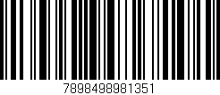Código de barras (EAN, GTIN, SKU, ISBN): '7898498981351'