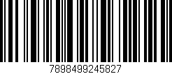 Código de barras (EAN, GTIN, SKU, ISBN): '7898499245827'
