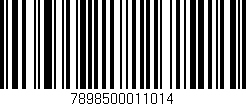 Código de barras (EAN, GTIN, SKU, ISBN): '7898500011014'
