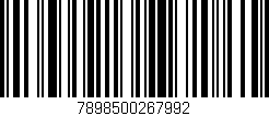 Código de barras (EAN, GTIN, SKU, ISBN): '7898500267992'