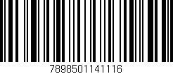 Código de barras (EAN, GTIN, SKU, ISBN): '7898501141116'