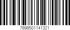 Código de barras (EAN, GTIN, SKU, ISBN): '7898501141321'
