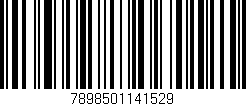Código de barras (EAN, GTIN, SKU, ISBN): '7898501141529'