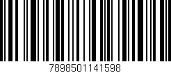 Código de barras (EAN, GTIN, SKU, ISBN): '7898501141598'