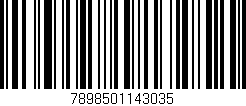 Código de barras (EAN, GTIN, SKU, ISBN): '7898501143035'