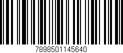 Código de barras (EAN, GTIN, SKU, ISBN): '7898501145640'