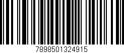 Código de barras (EAN, GTIN, SKU, ISBN): '7898501324915'