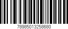 Código de barras (EAN, GTIN, SKU, ISBN): '78985013258680'