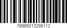 Código de barras (EAN, GTIN, SKU, ISBN): '78985013298112'