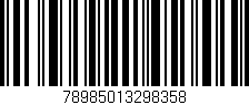 Código de barras (EAN, GTIN, SKU, ISBN): '78985013298358'