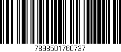 Código de barras (EAN, GTIN, SKU, ISBN): '7898501760737'