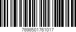 Código de barras (EAN, GTIN, SKU, ISBN): '7898501761017'