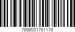 Código de barras (EAN, GTIN, SKU, ISBN): '7898501761178'