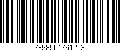 Código de barras (EAN, GTIN, SKU, ISBN): '7898501761253'