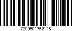 Código de barras (EAN, GTIN, SKU, ISBN): '7898501762175'