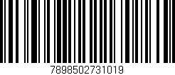 Código de barras (EAN, GTIN, SKU, ISBN): '7898502731019'
