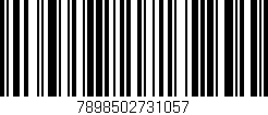 Código de barras (EAN, GTIN, SKU, ISBN): '7898502731057'