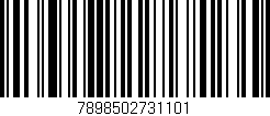 Código de barras (EAN, GTIN, SKU, ISBN): '7898502731101'