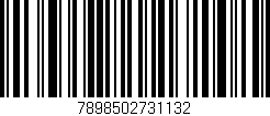 Código de barras (EAN, GTIN, SKU, ISBN): '7898502731132'
