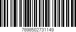 Código de barras (EAN, GTIN, SKU, ISBN): '7898502731149'