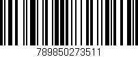 Código de barras (EAN, GTIN, SKU, ISBN): '789850273511'